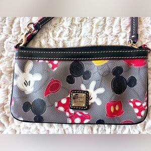 Dooney and Bourke Disney wristlet - Mickey Mouse body parts
